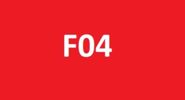 Kod błędu F04 w pralce Bosch
