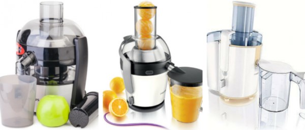 Lille kompakt juicer - sorter og funktioner