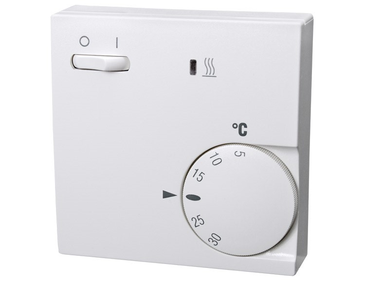 Instalación de calentadores infrarrojos y conexión de termostato.