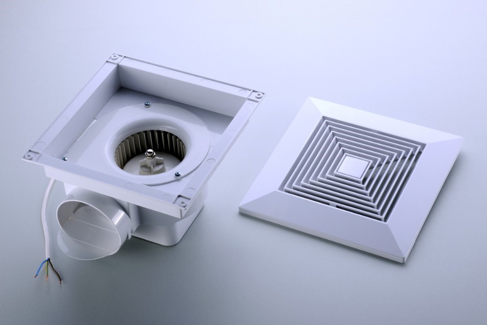 Instalación y selección de un ventilador para el baño y el inodoro.