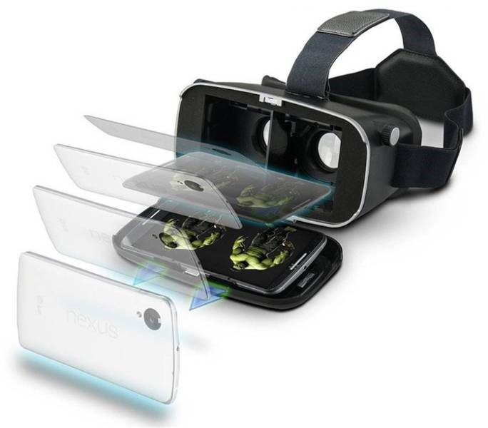 Virtual reality-bril voor smartphones (VR)