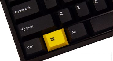 Ubicación del botón de ganar en el teclado del portátil
