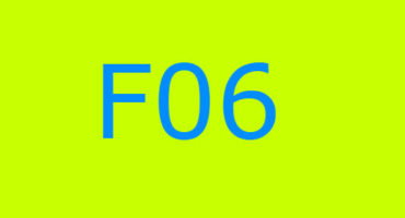رمز الخطأ F06 في غسالة Indesit